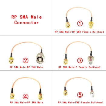 1 BUC Modem Wireless Extensia RP SMA Male pentru RP SMA de sex Feminin/ Masculin/ RP TNC Plug/ F/FME Coadă Cablu Adaptor RG316