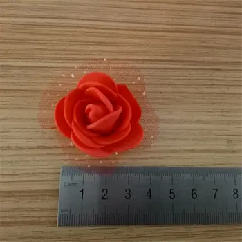 10buc/lot 3cm Manual DIY Spuma Flori 3cm Rose Cap de Floare Artificială PE Spuma Crescut de Nunta de Decorare Scrapbooking Meserii