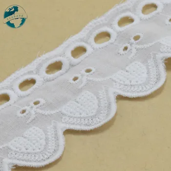 10yards 4.5 cm Bumbac broda dantela cusut panglica de dantela asieta dantelă de nunta DIY Accesorii de Îmbrăcăminte doll dantela#3988