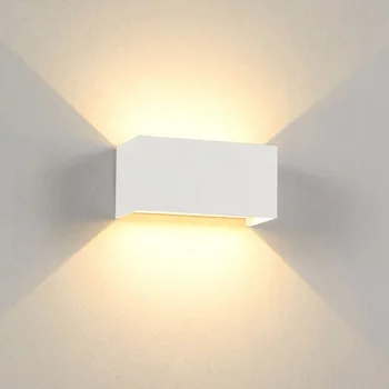12W LED de Sus în Jos, de Exterior/Interior, Perete de iluminat Unghi Reglabil Lampa Pridvor