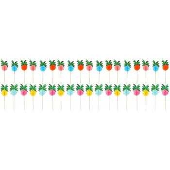 150 De Scobitori Decorative Ponturi Luau Parte Cupcake Topper Copac Ponturi Tropicale Cupcake Ponturi Ponturi
