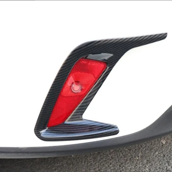 2 buc Fibra de Carbon Lumină de Ceață Spate Lampa de Acoperire Cadru Garnitura pentru Ford Focus Hatchback MK4 2019-2020