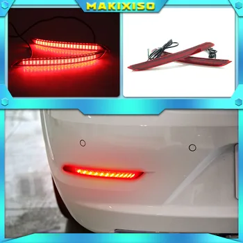 2 buc LED Roșu Len Bara Spate Reflector LED Stop Frana Coada de Lumină Lampă Pentru Chevrolet Malibu 2016-2018 Accesorii Auto