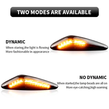 2 buc LED-uri Dinamice de poziție Laterale de Semnalizare Lampa de Lumina Pentru Mazda MX-5 Miata ND 2016 - RX-8 6 Atenza GH 5 Premacy CW Fiat 124 Spider
