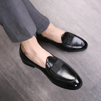 2020 Mai Nou Design De Gradine Culoare Wingtip Formale Pantofi Barbati Subliniat Toe Casual, Petrecere De Nuntă În Zona Rochie Mocasini