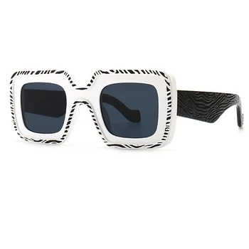2021 Nou Pătrat ochelari de Soare pentru Femei Brand de Moda Designer de Epocă Shades ochelari de Soare Femei de Lux Alb UV400 Ochelari
