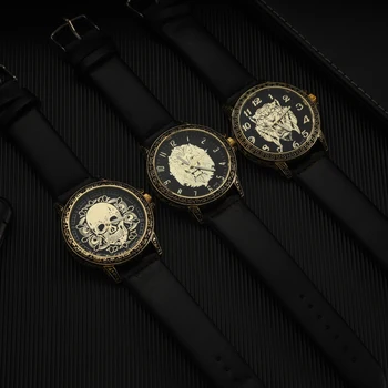 2022 Leul de Aur Model Retro cu Cadran Mare din Oțel Inoxidabil de Afaceri Bărbați Ceas pentru Barbati de Lux Brand de Top pentru Bărbați Ceasuri Reloj Hombre