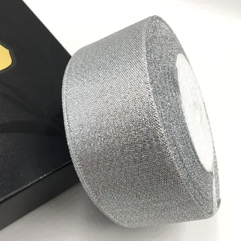 (25yards/rola) 40mm Metalice Sclipici Panglică Colorat cadou pachet panglici de argint en-gros
