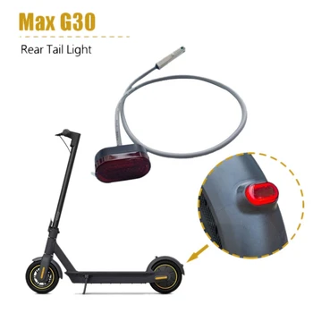 2X Scuter Electric Coada Lumina Lămpii de Avertizare LED-uri de Lumină din Spate Pentru Ninebot MAX G30