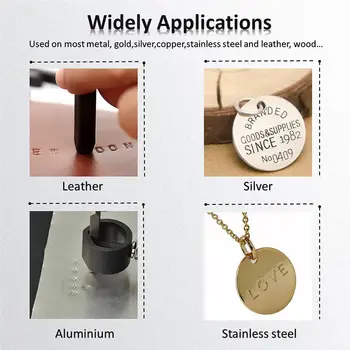 36-O Bucată De Oțel De Timbru Număr Și Literă Stamp Set Cu Stocare De Caz Perfect Pentru Imprimarea De Metal Plastic Lemn Din Piele