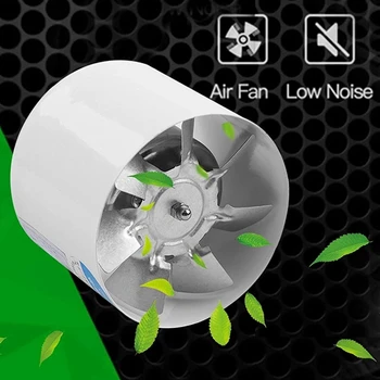 4 Inch Inline Conductă A Ventilatorului Ventilatorul De Aer Țeavă De Metal De Ventilație Ventilator De Evacuare Mini Hota Baie, Toaletă Perete Fan