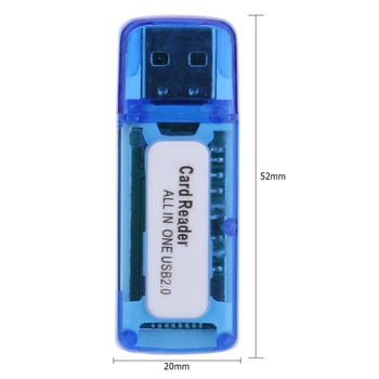 4-în-1 Cititor de Carduri de Memorie USB 2.0 All in One Cardreader pentru Micro SD TF M2