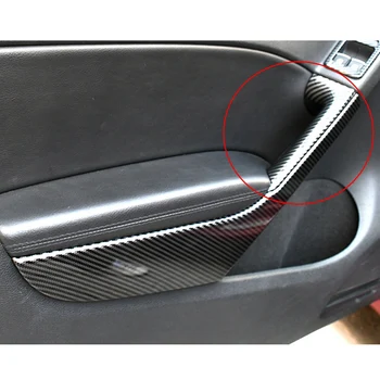4buc Autocolante Auto ABS, Fibra de Carbon Cereale Usi de Interior Cotiera Decorare Acoperire pentru Golf 6 MK6 2009-2013