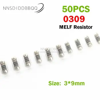 50PCS SMD Rezistor MELF 0309 20R 22R 27R 30R 33R 47R 1W 5% bobinat Metal Film Rezistor de Precizie