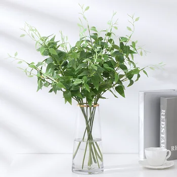 5pcs Fals Flori de Simulare Frunze de Perete Caprifoi Frunze de Acasă în Camera de zi de Decorare Nunta Decor Acasă Plante Verzi