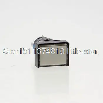 5x Panou Dreptunghiular de Montare Lumină Albă 16mm Blocat Buton Comutator 12V DC