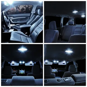 6 buc LED-uri albe auto lumina de citit T10 & 31MM Pentru Toyota Camry Celica Venza Corolla Sienna Solara Sequoia Prius, RAV4 1990-2019