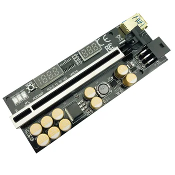 6Pc PCIE Riser pentru placa Video USB3.0 016 Riser PCI Express X16 Extender GPU Riser Card de 6pini Tensiune de Monitorizare a Temperaturii