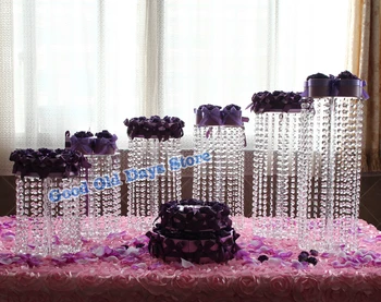 6pcs de Lux, cadou de Ziua de masă centrală tort de nunta suport de Partid Ecran Tort Tort cupcake display Deluxe Master decor