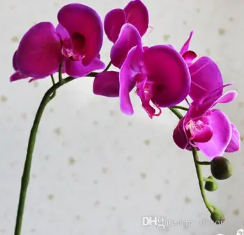 78cm Artificiale Fluture Orhidee, Floare de Mătase Phalaenopsis Nunta DIY Acasă Decorare Flori False