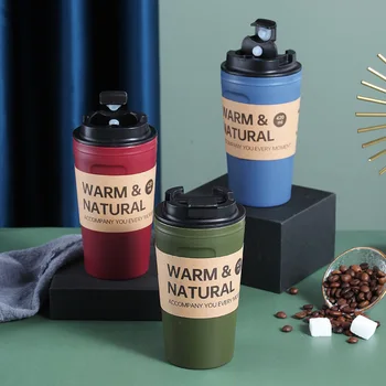 Alimente grad Plastic filtru de Cafea cu Lapte Cana de Birou Acasă Ceașcă de Ceai cu Paie de Călătorie Portabil Drinkware Directe Suc de Băut Sticla de Apa