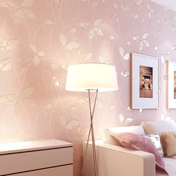 Beibehang papel de parede 3D tapet tridimensional relief idilic, romantic dormitor, cameră de zi cu TV tapet de fundal