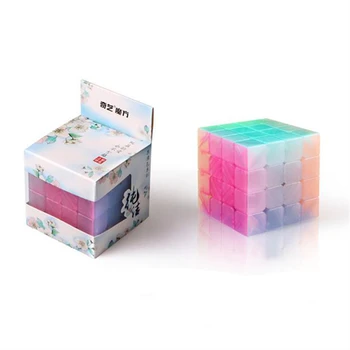 Cele mai noi QiYi Qiyuan S Cub 4x4 Anti-adeziv Cub Magic cu arc Elastic Jucării Educative pentru Creier Trainning Jeleu de Culoare
