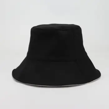 COKK Găleată Pălărie de Femei de Vară de Protecție solară Dublă față-Verso Pescar Pălărie Panama Capac Roz Negru Casual Top Plat Gorro Bob Pălărie Bărbați