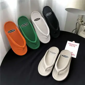 Confort Papuci pentru Barbati Casual Moda Lumină Moale Flip Flops Om Cuplu de Vara Sandale de Cauciuc Non-Alunecare pentru Femei Pantofi de Primăvară CN