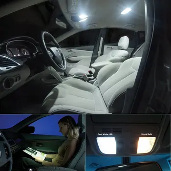 Confortul Becuri Auto Led Lumina de Interior Pentru Audi S3 C10W W5W Becuri de schimb Cupola Lămpii de Lumină Albă Strălucitoare 7 BUC
