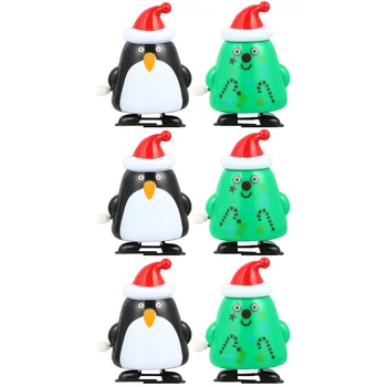Crăciun Windtoys Copac Clockworkgoodie Figurinefillerkidsfavors Partidul Mini Jucărie Pinguin