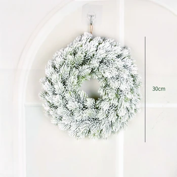 Crăciun Zăpadă Artificială Coroană De Flori Decor Fereastră Hotel De Uz Casnic De Perete Pandantiv Decoratiuni Festive Acasă Decorare Accesorii