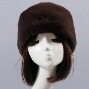 Elegant De Iarna Căciulă Confortabil Nici O Vărsare Sapca Femei Pluș Beanie Hat Decor