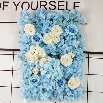 Flori Decorative Panou de Perete Floare Handmade cu Mătase Artificială Flori pentru Nunta Decor de Perete Petrecere de Crăciun Fundal