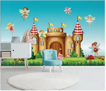 Foto personalizat tapet pentru pereți 3 d Desene animate castelul de camera de copii picturi murale de fundal gazete de perete decor acasă