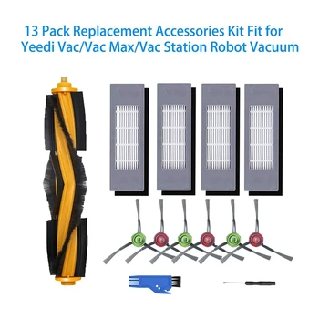 Inlocuire Kit Accesorii Se Potrivesc Pentru Yeedi Vac/Vac Max/Vac Stația De Robot Aspirator, Perie Principală Filtru Perii Laterale