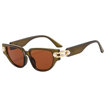 INS Diamant Pătrat ochelari de Soare pentru Femei Brand Dimensiuni mici Perle de Lux Ochelari de Soare Doamnelor Nou Gradient Oculos Nuante UV400 2023