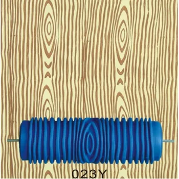 Lemn de cereale albastru role de cauciuc decor de perete vopsire cu role, de perete decorative cu role de vopsea fără mâner 023Y 300c