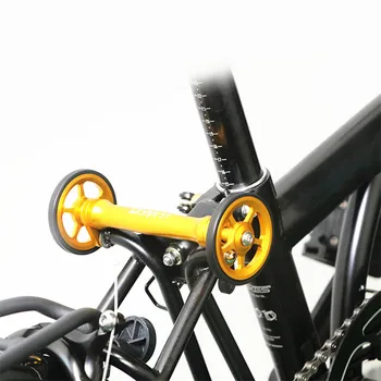 Litepro Biciclete Ușor Roata Tija De Extensie Telescopic Bar, Biciclete Pliabile Modificat Aliaj De Aluminiu Din Spate Bare De Marfă Piese Pentru Brompton