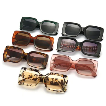 LNFCXI Piața de Moda ochelari de Soare Femei UV400 ochelarii Leopard Gradient de Ochelari de Designer de Brand Oameni Ceai Roz Ochelari de Soare