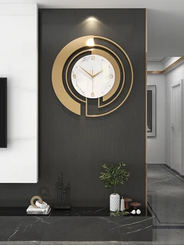 Lumină moderne de lux ceas de perete home living decor de moda ceas simplu de artă creativă atmosfera net roșu ceas de perete