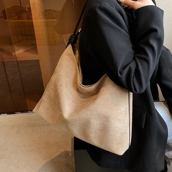 Mare design retro tote sac de iarna din 2022 noi genți de mână din Piele pentru femei de Moda tendință de Umăr Saci de Messenger geanta Shopper portofel