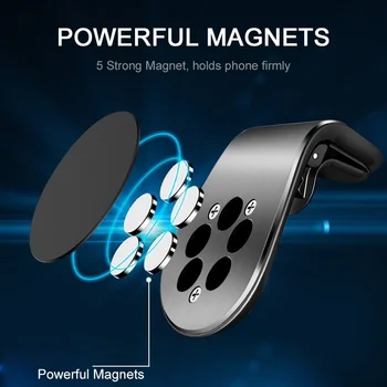 Masina Priză de Telefon Mobil Suport Nou în formă de L Magnetic Puternic de Auto-amorsare Telefon Mobil Suport Auto Masina Telefon Mobil Suport