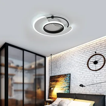 Modern, Simplu Dormitor Încălzire A Lămpii Romantic Rotund Lampă De Tavan Personalitate Crescent Cameră Lampă De Studiu
