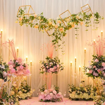 Mătase Păun frunze artificiale, aranjamente flori mingea DIY toate tipurile de capete de flori de nunta de perete decor magazin de masă dotari