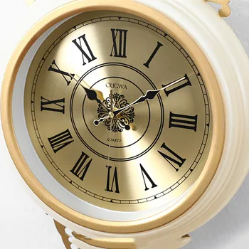 Pendul Mare Ceas de Perete Decorativ Neobișnuit de Metal de Aur Electronice 3d Ceas de Perete Mecanism Decoracion Para El Hogar Decor Acasă