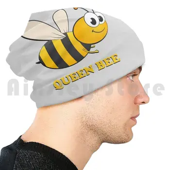 Queen Bee Căciuli Pulover Capac Confortabil De Albine Matca, Regina Albinelor Insecte Salva Albinele Black Crown Galben Miere