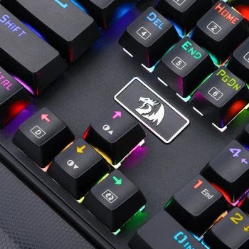 Redragon K567 RGB cu iluminare din spate 104 taste Tastatură Mecanică Încheietura Restul Blue Switch-uri de Gaming Keyboard pentru Gamer pentru Laptop PC Gamer