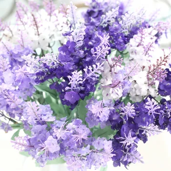 Romantic Provence decor lavanda flori matase flori artificiale cereale decorative Simulare de plante acvatice