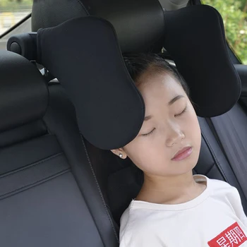 Scaun Auto Tetiera Auto Gât Perna Dormi Pe Ambele Părți Capul Suport Înalt Elastice Din Nylon Moale, Confortabil Si Practic Pentru Copii Adulți